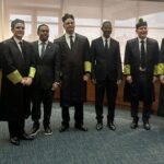 Comisión de alguaciles participa en acto aniversario TSE