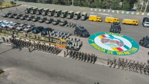 Abinader entrega equipos militares, blindados, drones y unidades mitigación fortalecerán seguridad nacional