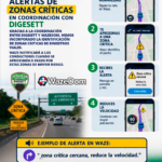 DIGESETT logra incorporar alertas de zonas críticas en Waze para fortalecer la prevención vial