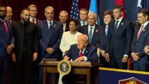 Con la presencia de Donald Trump y 11 presidentes latinos concluye cumbre contra narcos