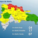 28 provincias en alerta por lluvias, podrían ocurrir daños en puentes y carreteras