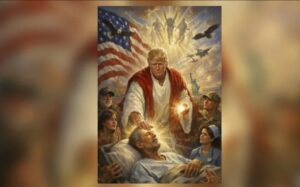 Católicos indignados por ataque de Trump a Papa y por imagen como Jesús