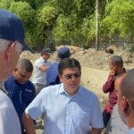 Fellito Suberví inspecciona trabajos en cañadas Guajimía y Los Girasoles