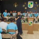 Alcaldesa Carolina Mejía sostiene encuentro con estudiantes de politécnico en Gualey
