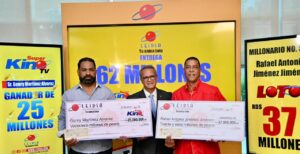 Leidsa entrega 62 millones a dos nuevos millonarios