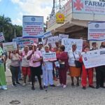 Comunidad de Villa Duarte realiza protesta pacífica para exigir soluciones a sus principales problemáticas