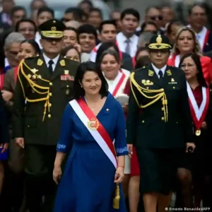 Keiko Fujimori es juramentada como la presidenta de Perú para los próximos cinco años