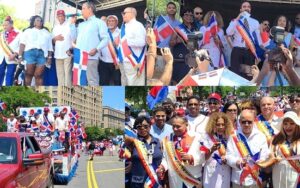Miles participaron este domingo en el desfile dominicano del Bronx, New York