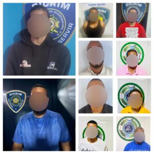 Policía Cibernética captura a diez personas vinculadas a estafas electrónicas y otros delitos tecnológicos en operativos simultáneos