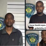 Policía Nacional captura a tres hombres por agresión contra una señora y daños a su vehículo; uno figura como reconocido delincuente prófugo