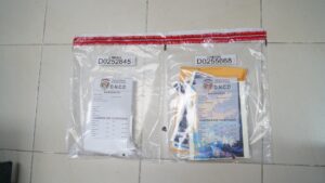 Agentes de la DNCD frustran envío de varias láminas de presunta cocaína ocultas en folders y documentos