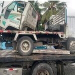 Policía recupera mediante labores de inteligencia y seguimiento en San Cristóbal camión robado en La Vega
