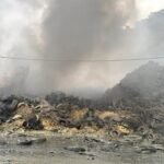 Fuego, humareda, ola de calor y apagones golpean a Cancino Adentro