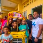 Fundación Juventud por Mi Barrio, Mujeres al Volante y CNTU llevan alegría y útiles escolares a niños de Herrera