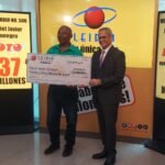 LEIDSA entrega de RD$37 millones a mecánico ganador del Loto