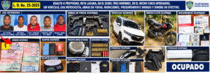 Policía Nacional identifica estructura criminal vinculada a intento de asalto en Sabana Yegua, Azua