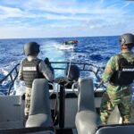 Armada de RD intercepta embarcación con 38 haitianos en aguas territoriales, próximo a la frontera marítima