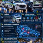 Policía Nacional fortalece prevención y vigilancia con tecnología de reconocimiento de placas en movimiento