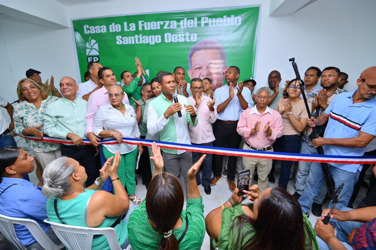 Fuerza del Pueblo fortalece su presencia en Santiago Oeste con la inauguración de un nuevo local