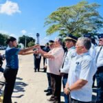 Chilote Llenas elogia acercamiento de la Policía a la ciudadanía a través del deporte durante recorrido de antorcha mundialista
