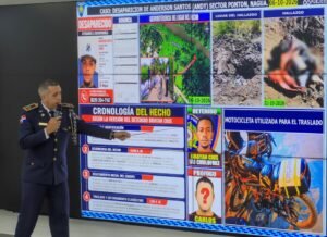 Policía Nacional investiga a hombre apresado por microtráfico por su vinculación con caso de joven hallado enterrado en Nagua