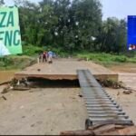 FP exige solución urgente tras colapso de puente provisional en Monte Plata y llama a prevenir riesgos por lluvias