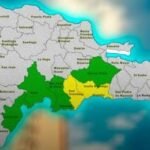 El Distrito Nacional, Provincia Santo Domingo y San Cristóbal en alerta amarilla por lluvias