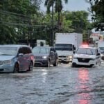 Lluvias desatan caos en el GSD: tapones, inundaciones y actividades suspendidas